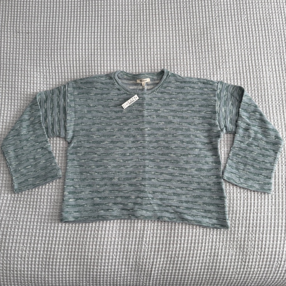 NWT Madewell Crewneck Long-Sleeve Knit Tee
